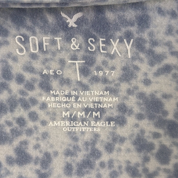 American Eagle Soft Sexy T Short Sleeve Choker M - Picture 3 of 7